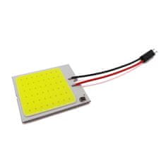 motoLEDy 40x35 LED COB panel 12V W5W, SV8.5, T4W 600lm