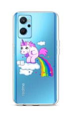 TopQ Kryt Realme 9i silikón Rainbow Disaster 72999