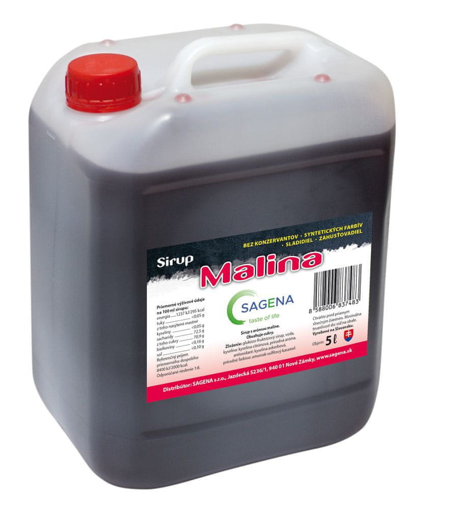 SAGENA Sirup - Malina 5L