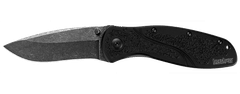 Kershaw 1670BW BLUR vreckový nôž 8,6 cm, Blackwash, čierna, hliník