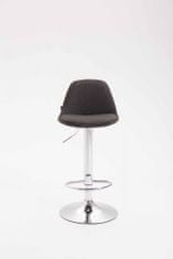 BHM Germany Barová stolička Kiel (SET 2 ks), textil, tmavo šedá