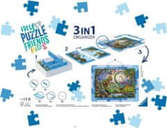 Ravensburger Súprava na skladanie puzzle My Puzzle Friends Kids 3v1 modrá