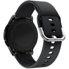 4wrist Silikonový řemínek pro Samsung - Black 22 mm