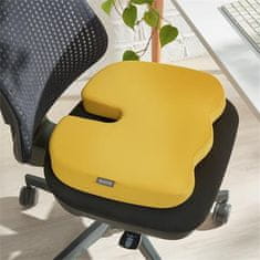 LEITZ Podsedák "Ergo Cosy", teplá žltá, ergonomický, 52840019