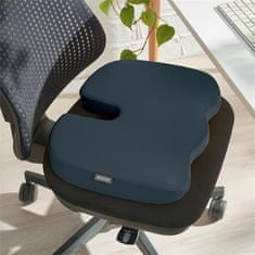 LEITZ Podsedák "Ergo Cosy", zamatová šedá, ergonomický, 52840089