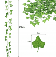 slomart umelý brečtan, 210 cm, 3 kusy