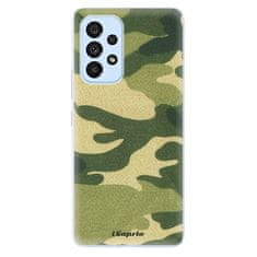 iSaprio Silikónové puzdro - Green Camuflage 01 pre Samsung Galaxy A73 5G