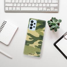 iSaprio Silikónové puzdro - Green Camuflage 01 pre Samsung Galaxy A73 5G