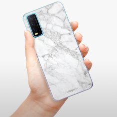 iSaprio Silikónové puzdro - SilverMarble 14 pre Vivo Y20s