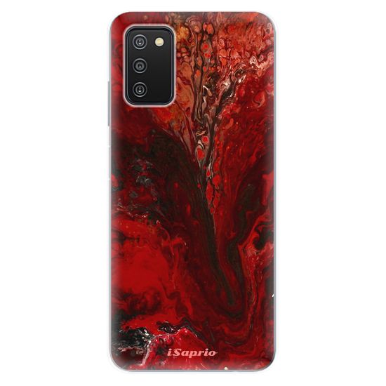 iSaprio Silikónové puzdro - RedMarble 17 pre Samsung Galaxy A03s