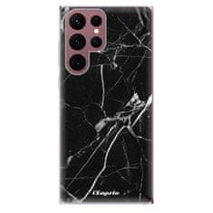 iSaprio Silikónové puzdro - Black Marble 18 pre Samsung Galaxy S22 Ultra 5G