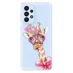 iSaprio Silikónové puzdro - Lady Giraffe pre Samsung Galaxy A33 5G