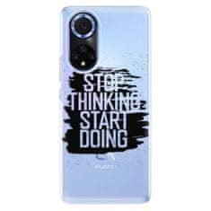 iSaprio Silikónové puzdro - Start Doing - black pre Huawei Nova 9