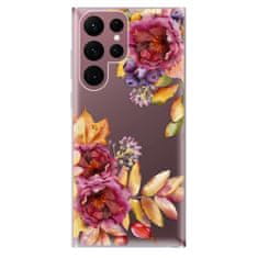 iSaprio Silikónové puzdro - Fall Flowers pre Samsung Galaxy S22 Ultra 5G