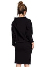 BeWear Dámske mini šaty Stinear B032 čierna L/XL