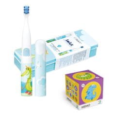 Vitammy SMILE detská sonická zubná kefka, Krokodýl + DODO MEMO pexeso, od 3 rokov