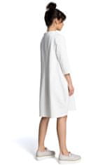 BeWear Dámske mini šaty Willibrord B070 biela S