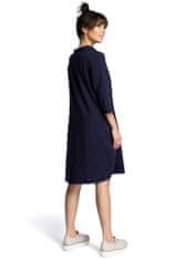 BeWear Dámske mini šaty Willibrord B070 temno modra XXL