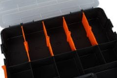AHProfi Plastový kufrík na drobný materiál, 17 priehradiek - MW382