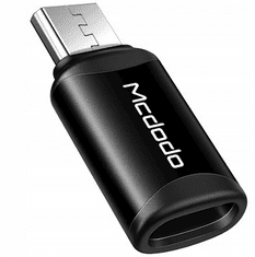 Mcdodo Mcdodo Lightning - Micro USB adaptér čierny OT-7710