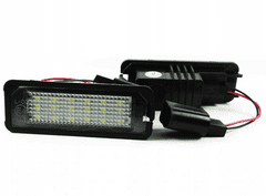 CO2 Súprava 2 LED žiaroviek na SPZ, AutoTune, Volkswagen, Amarok, Eos, Golf IV V VI VII, Passat B6 B7 CC, Touareg, Polo, Porsche, Seat L0002