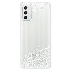 iSaprio Silikónové puzdro - White Lace 02 pre Samsung Galaxy M52 5G