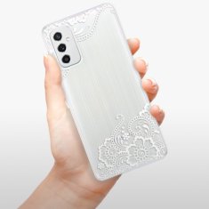 iSaprio Silikónové puzdro - White Lace 02 pre Samsung Galaxy M52 5G