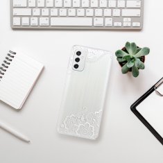 iSaprio Silikónové puzdro - White Lace 02 pre Samsung Galaxy M52 5G