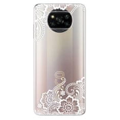 iSaprio Silikónové puzdro - White Lace 02 pre Xiaomi Poco X3 Pro / X3 NFC