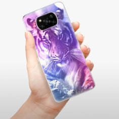 iSaprio Silikónové puzdro - Purple Tiger pre Xiaomi Poco X3 Pro / X3 NFC