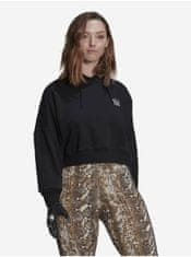 Adidas Čierna dámska cropped mikina s kapucňou adidas Originals M