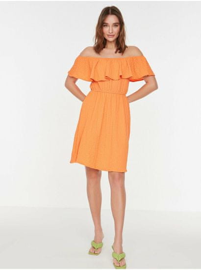 Trendyol Voľnočasové šaty pre ženy Trendyol - oranžová