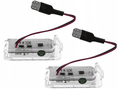 CO2 Súprava 2ks LED ŠPZ, AutoTune, pre Ford MONDEO IV, MONDEO IV Turnier, MONDEO IV Sedan, S-MAX, TOURNEO CONNECT/GRAND, CONNECT, COURIER, TRANSIT VIII, Jaguar XF, XJ L0011