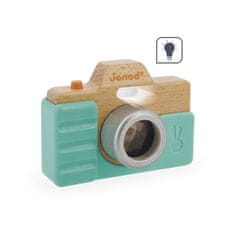 Janod Detský drevený fotoaparát so zvukom a svetlom