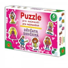 Puzzle pro nejmenší - Děvčata