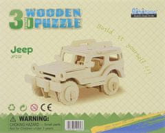 Dřevěné 3D puzzle - Jeep