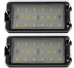 CO2 Sada 2ks LED ŠPZ, AutoTune, pre Seat ALTEA, Seat AROSA, Seat CORDOBA, Seat IBIZA II, Seat IBIZA III, Seat LEON, Seat TOLEDO III L0030