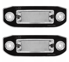 CO2 Sada 2 LED registračných značiek, AutoTune, pre Volvo C30, Volvo S40 II, Volvo S60 II, Volvo S80 I, Volvo S80 II, Volvo V50, Volvo V70 II, Volvo V70 III, Volvo XC60, Volvo XC70, Volvo XC90, L0033