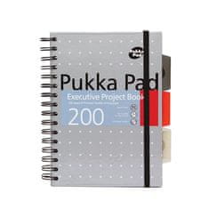 Pukka Pad Špirálový zošit "Metallic Project Book", mix farieb, A5, linajkový, 100 listov, 6336-MET