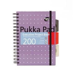 Pukka Pad Špirálový zošit "Metallic Project Book", mix farieb, A5, linajkový, 100 listov, 6336-MET