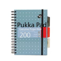 Pukka Pad Špirálový zošit "Metallic Project Book", mix farieb, A5, linajkový, 100 listov, 6336-MET