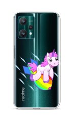 TopQ Kryt Realme 9 Pro silikón Flying Unicorn 73172