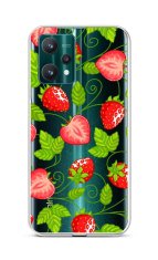 TopQ Kryt Realme 9 Pro silikón Strawberries 73155