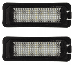 CO2 Sada 2ks LED ŠPZ, AutoTune, pre Volkswagen Amarok, Eos, Golf IV, Golf V, Golf VI, Golf VII, Lupo, New Bettle, Passat B6 Sedan, Passat B7 Sedan, Passat CC, Phaeton, Polo 6N/9N L0002