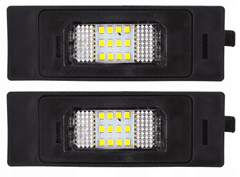 CO2 Súprava 2ks LED ŠPZ, AutoTune, pre Alfa Romeo 147, Alfa Romeo 156, Alfa Romeo 156, Alfa Romeo 166, Alfa Romeo Mito, Alfa Romeo Brera, Alfa Romeo GT, Alfa Romeo Spider L0053