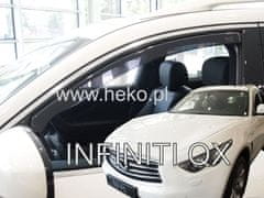 HEKO Deflektory / ofuky okien pre Infiniti FX II 5D 2008-2017 2ks