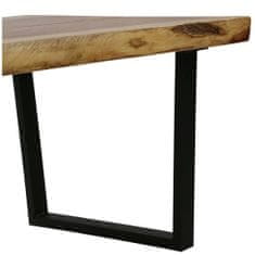 Vidaxl Konferenčný stolík z masívneho dreva Suar, 102 x 54 x 41 cm