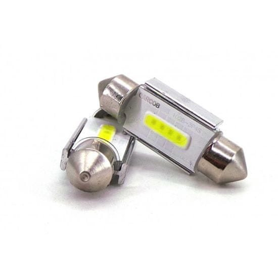 motoLEDy C3W C5W LED SV8.5 12V COB CANBUS 31mm 240lm biela