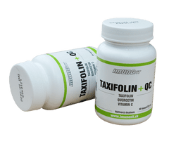 TAXIFOLIN+QC = Dihydroquercetin + Quercetin + vitamín C, 60 vegánskych kapsúl