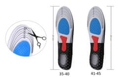 CoolCeny Mäkké ortopedické vložky do topánok - L - 41-45